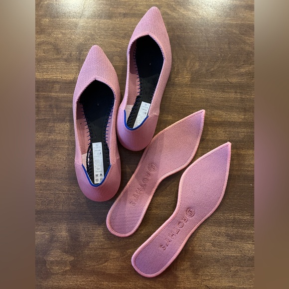 RETIRED ROSEBUD Pink point Rothy’s size 8 - Picture 4 of 4